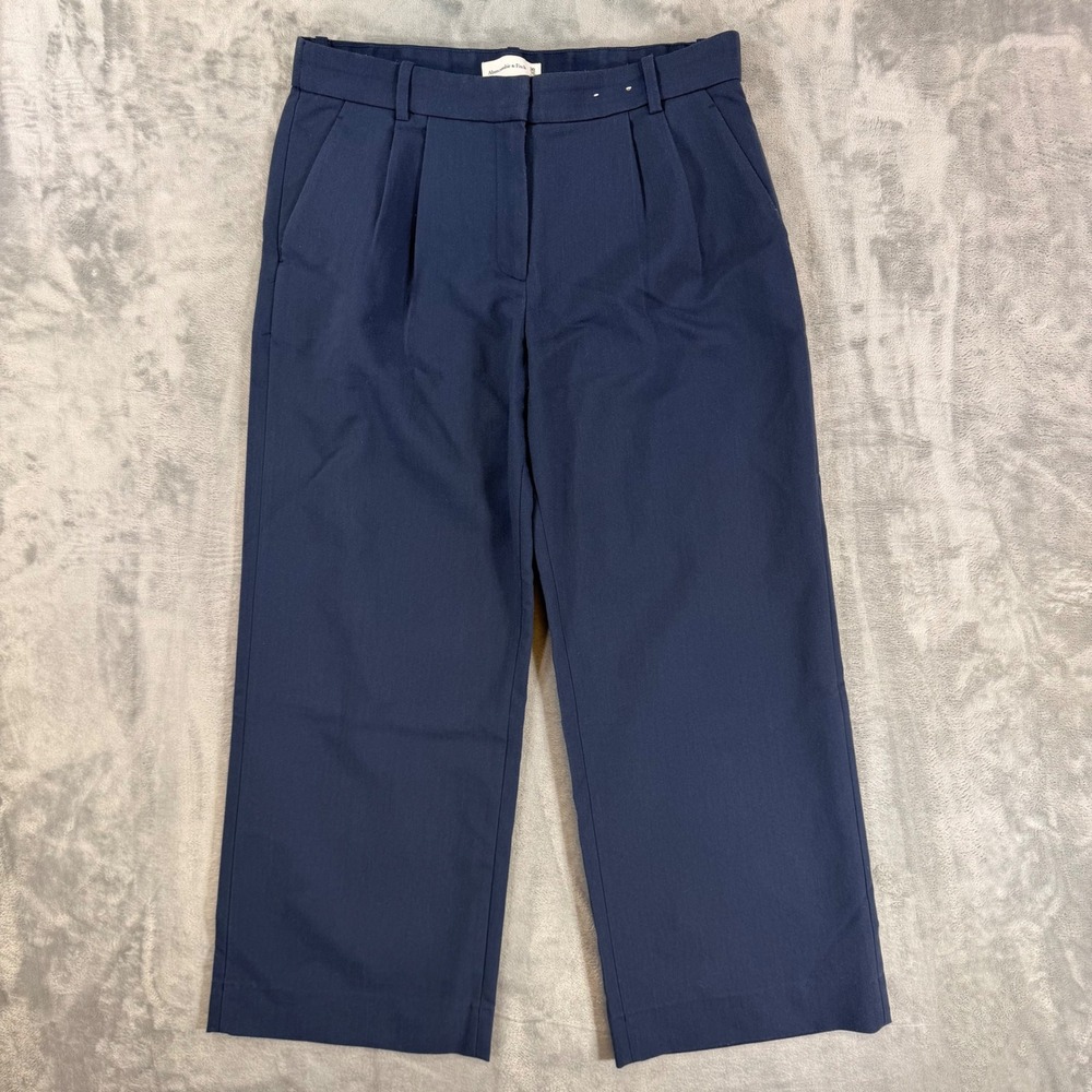 Abercrombie & Fitch Sloane Tailored Pants Women's Size 30 / 10S Navy Blue